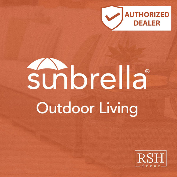Sunbrella Indoor Outdoor Throw Pillow – 17" x 17", Plain, Modern Style