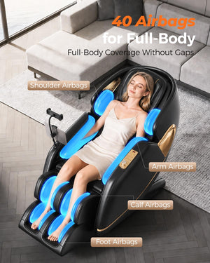 Full Body Zero Gravity Massage Recliner Chair with AI Voice Control