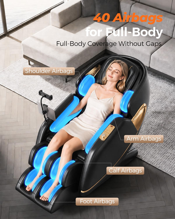 Full Body Zero Gravity Massage Recliner Chair with AI Voice Control