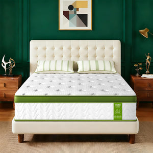 Twin Gel Hybrid Mattress – 10 Inch Euro Top, Pocket Springs, Medium Firm