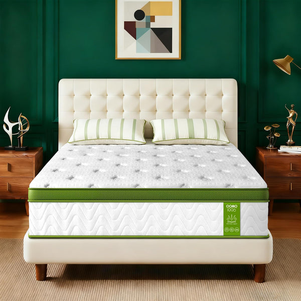Twin Gel Hybrid Mattress – 10 Inch Euro Top, Pocket Springs, Medium Firm