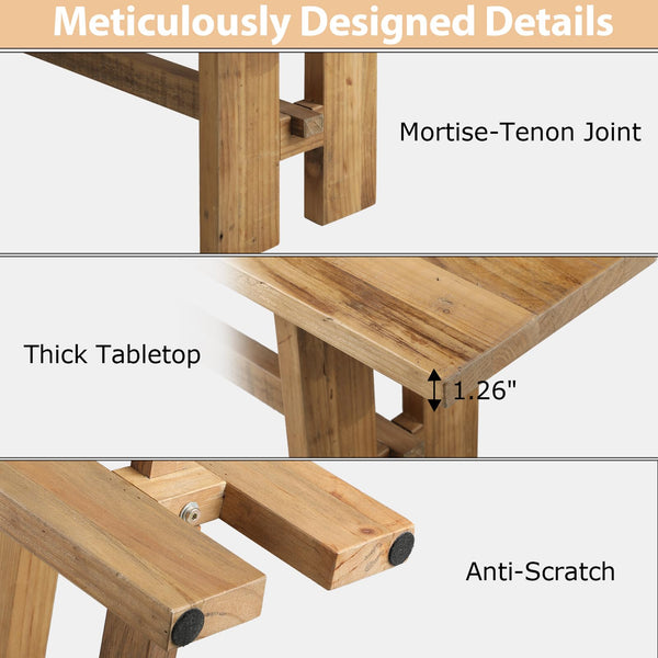 Reclaimed Wood Entryway Bench