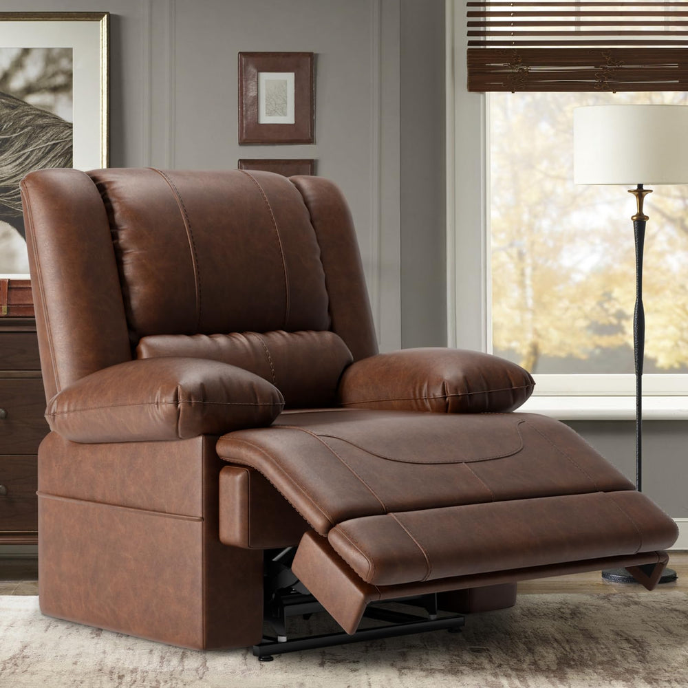 Power Lift Recliner Chair with Dual Motor, Massage & Heat