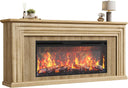 70" Fireplace TV Stand with 42" Electric Fireplace & 3 Drawers