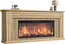 70" Fireplace TV Stand with 42" Electric Fireplace & 3 Drawers