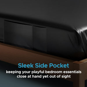 Waterproof Vinyl Fitted Massage Bed Sheet with Side Pocket