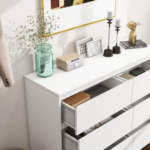 6-Drawer Double Dresser with Deep Storage