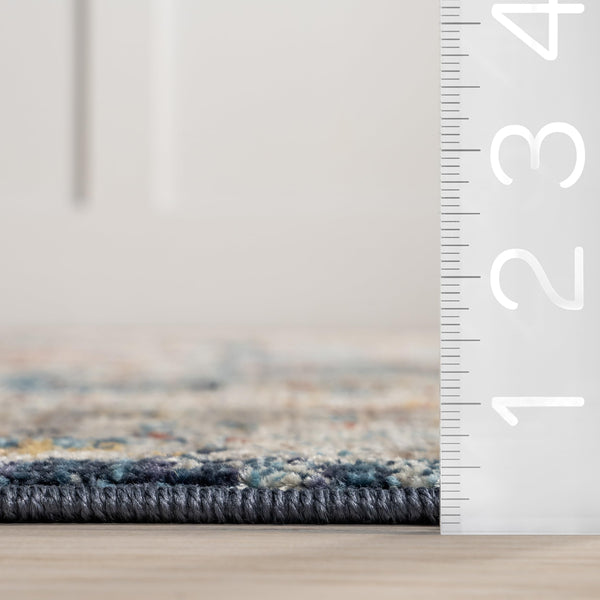Vintage Medallion Polypropylene Area Rug