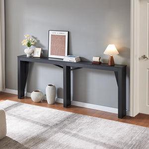 Narrow Console Table with Power Outlets & USB Ports