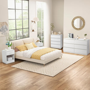 4-Drawer Dresser Chest of Drawers with Anti-Tip Device