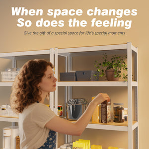 5-Tier Heavy Duty Metal Storage Shelving Unit