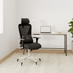 Ergonomic Office Chair with Mesh Back & 3D Headrest