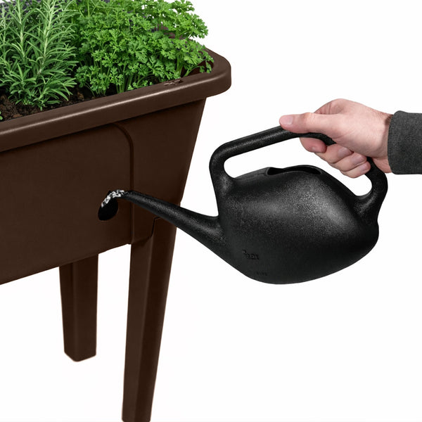 Elevated Raised Garden Bed with Self-Watering Planter & Grow Dome