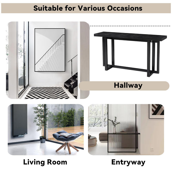 59" Console Table with Storage