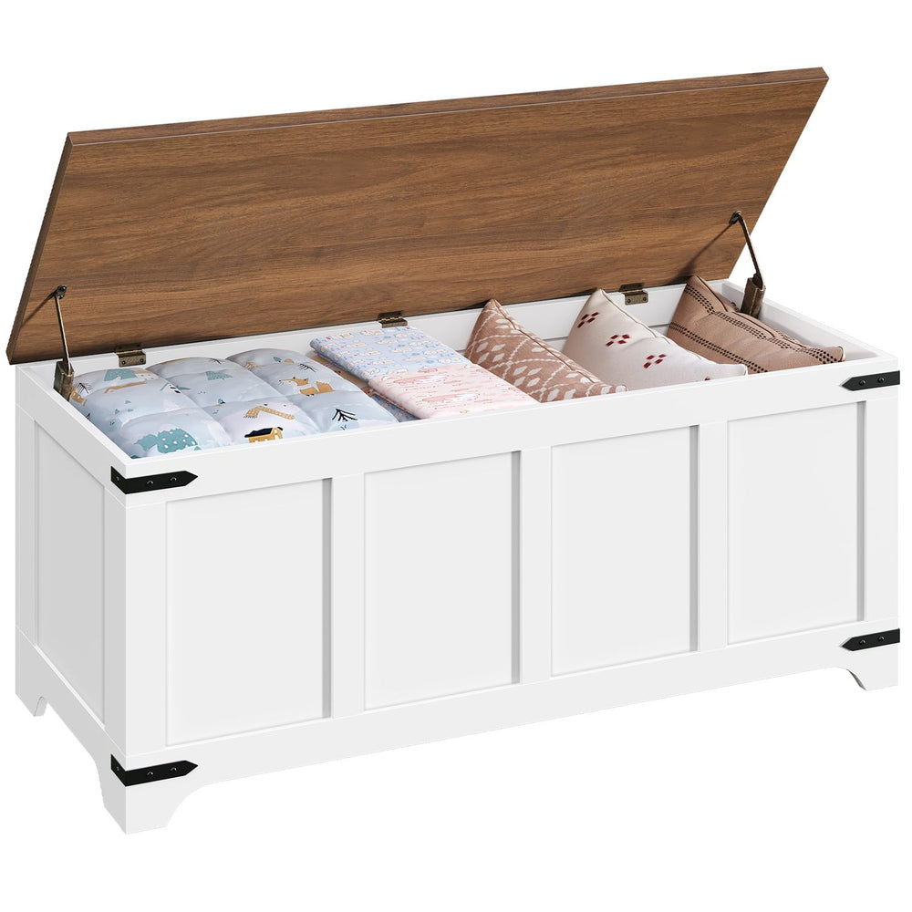 Storage Chest & Toy Box with Safety Hinges