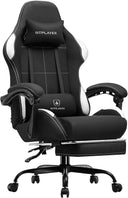Fabric Gaming Chair with Pocket Spring Cushion