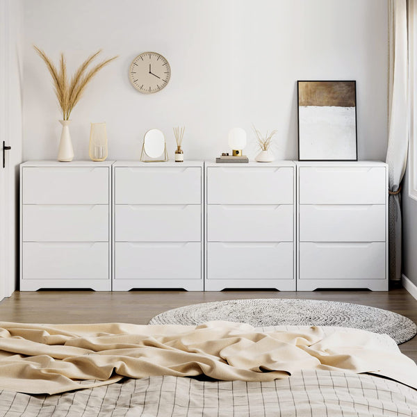3-Drawer Dresser with Storage