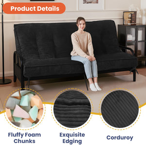 8" Futon Mattress | Roll-Up Floor Sofa Bed