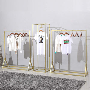 Heavy Duty Metal Garment Rack – Floor-Standing Clothing Display