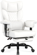 Big & Tall High-Back Executive Office Chair with Footrest