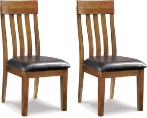 Contemporary Upholstered Dining Side Chairs, Set of 2