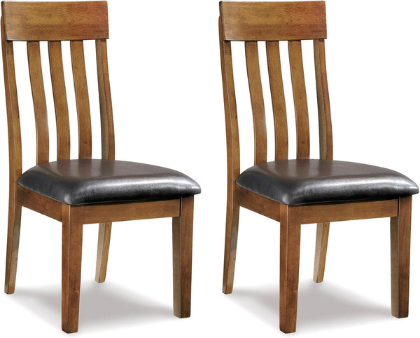 Contemporary Upholstered Dining Side Chairs, Set of 2