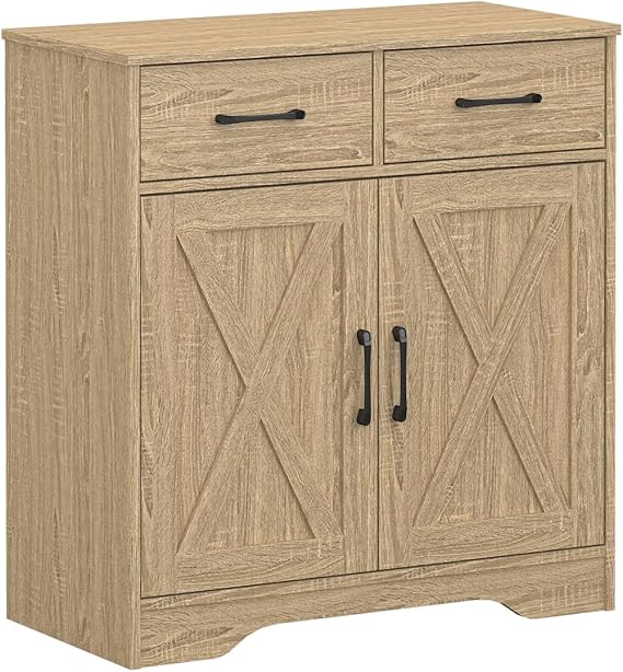 Sideboard Cabinet with 2 Drawers & 2 Doors