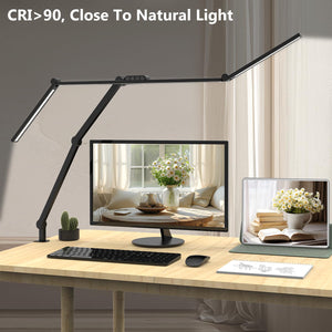 LED Desk Lamp with Clamp – 47-Inch Adjustable Architect Light