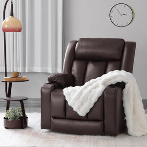 Power Lift Recliner Chair with Massage & Heat — Oversized, 400 lbs