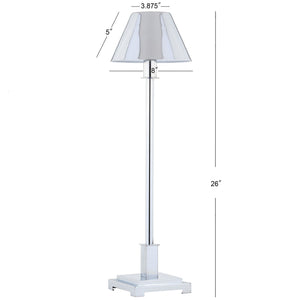 26" Modern LED Table Lamp with Metal Empire Shade