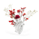Heart-Shaped Porcelain Wall Vase