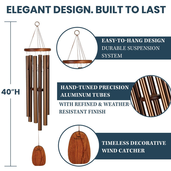 Amazing Grace Wind Chime – Outdoor Memorial Chime