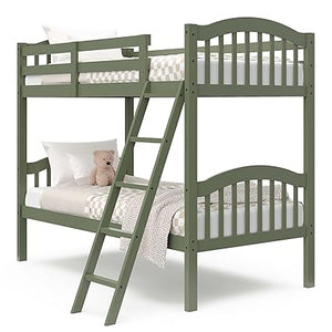 Twin Over Twin Bunk Bed — Convertible, GREENGUARD Gold Certified
