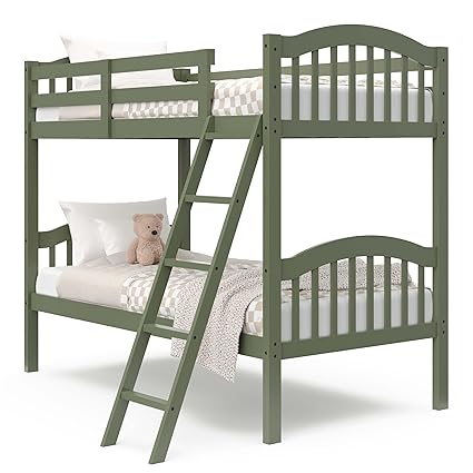 Twin Over Twin Bunk Bed — Convertible, GREENGUARD Gold Certified