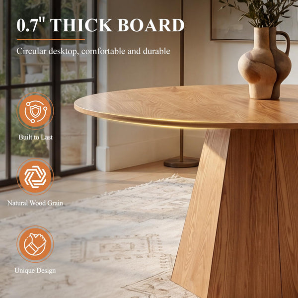 Round Pedestal Dining Table