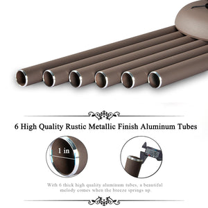 Large Outdoor Wind Chimes – Deep Tone Memorial Wind Chimes for Garden, Yard & Patio