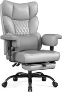 Big & Tall High-Back Executive Office Chair with Footrest
