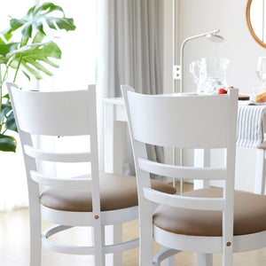 Ladder Back Dining Chairs Set of 2