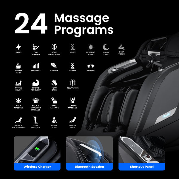 4D Massage Chair with Zero Gravity & SL-Track