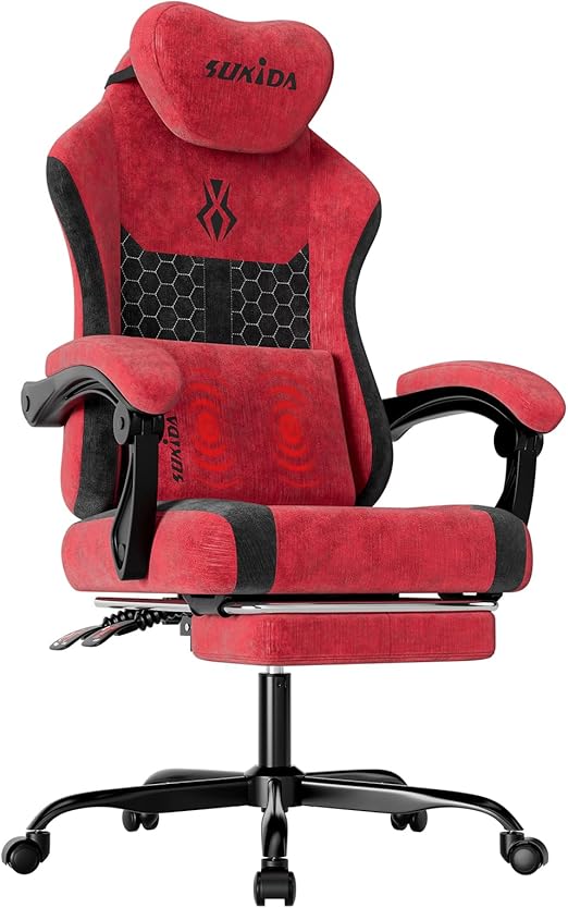 Ergonomic High-Back Gaming & Office Chair with Lumbar Support