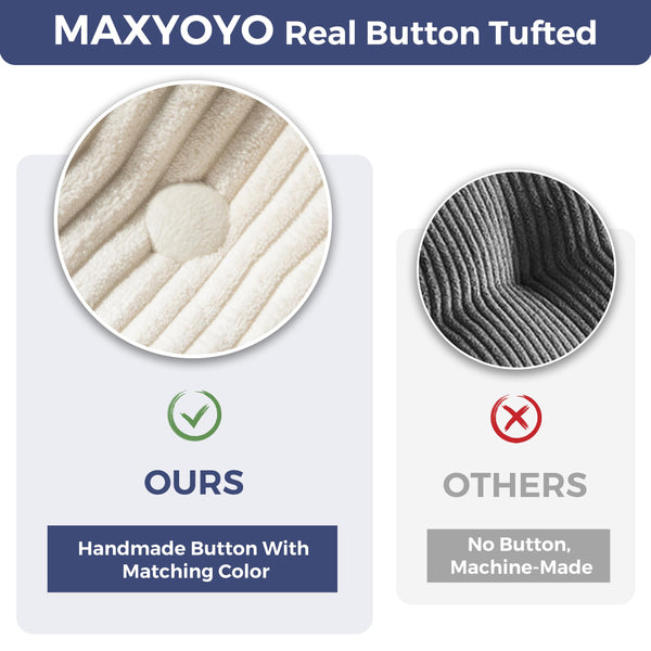 8-Inch Full Size Futon Mattress – Thick Shredded Foam Floor Sofa Bed