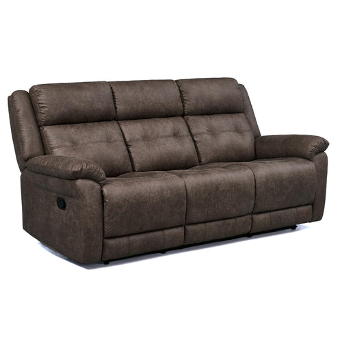 Oversized 3-Seater Manual Recliner Sofa – 86" Wide, No Assembly