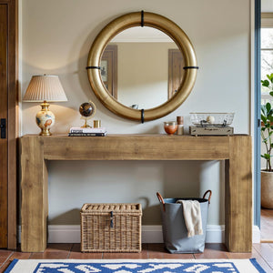 63-Inch Solid Wood Console Table