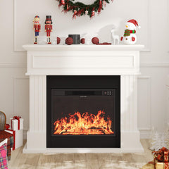 43" Electric Fireplace with Mantel TV Stand