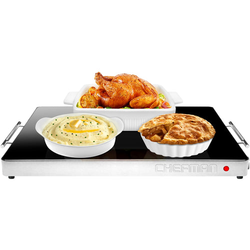 Electric Food Warming Tray with Adjustable Temperature Control