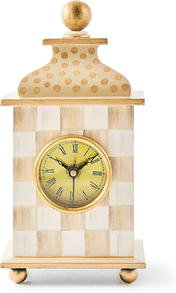 Royal Check Desk Clock