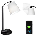 Adjustable LED Desk Lamp with Wireless Charging Pad
