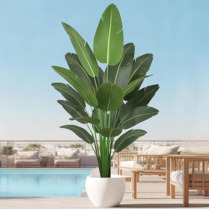 Artificial Bird of Paradise Tree with Banana Leaves – 6ft 7ft 8ft 9ft
