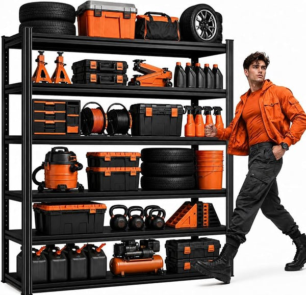 Heavy Duty 5-Tier Metal Storage Shelving Unit
