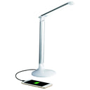 LED Desk Lamp with Voice Control & USB Charging